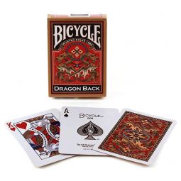 Baraja de cartas Gold Dragon Back Bicycle colección