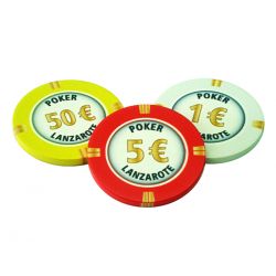 fichas de poker de cerámica personalizadas