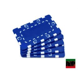 Placas de Poker Dice azul