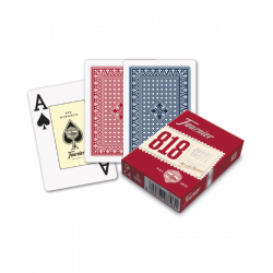 Baralho de poker Fournier Nº 818 de 55 cartas de índice Jumbo, formato Poker, índice Jumbo.