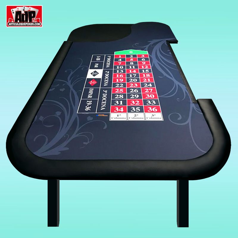 Mesa para juego de ruleta francesa a 2,80 x 1,40 m