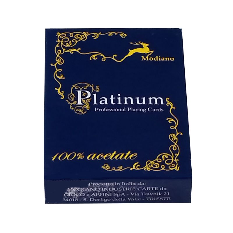 Modiano Platinum 100% acetate playing cards