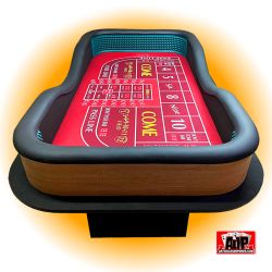 Sophisticated craps table at 2.44 meters