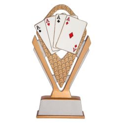 Resin poker trophy various sizes