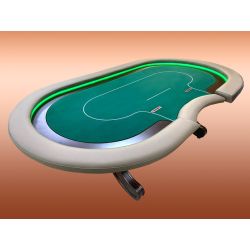 Mesa de poker profesional Casinos con patas de madera