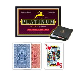Modiano Platinum acetate playing cards